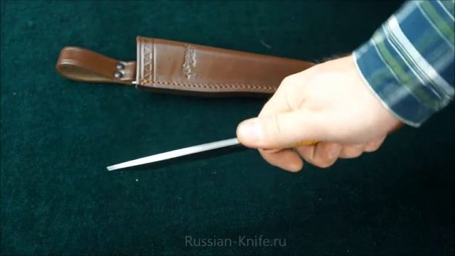 Нож Кречет (сталь D-2) рукоять береста смотреть онлайн