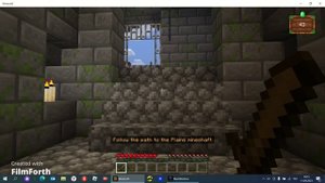 я сделал своё поселение в minecraft