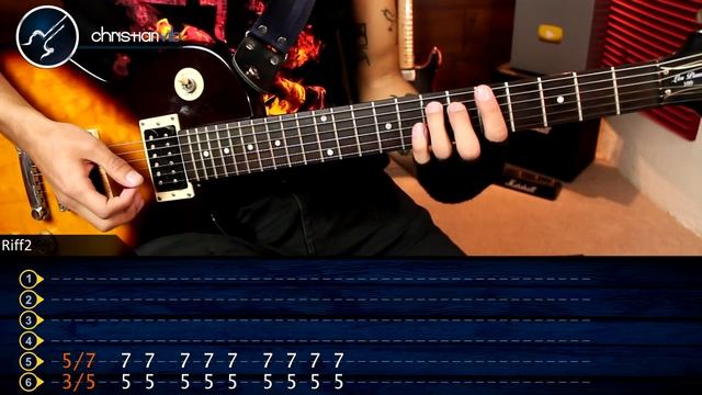 Du Hast - Rammstein (Табулатура) Guitar Tutorial TABS