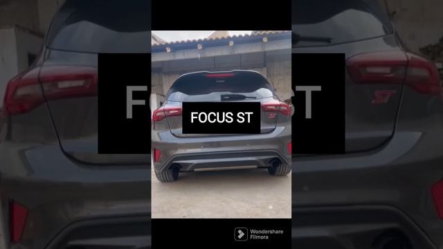 Ford Focus ST 2023|Sound Stock Exhaust|POPSandBANGS   #fordperformance #stockexhaust #filmorago