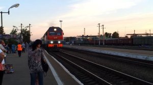 Рубцовск ТЭП70БС-223 с поездом 386