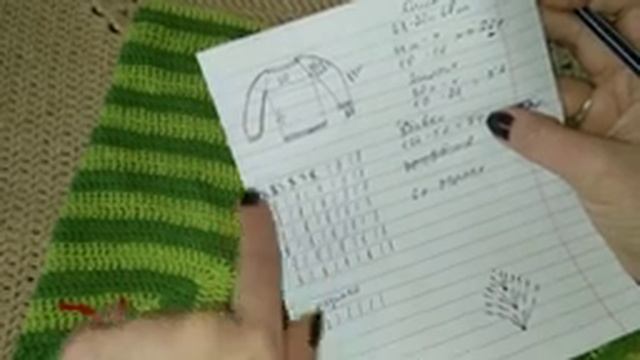 Рукава. Вяжем кофту сверху вниз крючком.