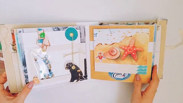 Скрапбукинг/ Альбом путешественника "Время приключений"/ Ручная работа смотреть онлайн