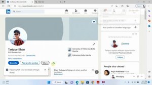 How to Download Your LinkedIn Profile as a PDF || How to Save Linkedin Profile as PDF.