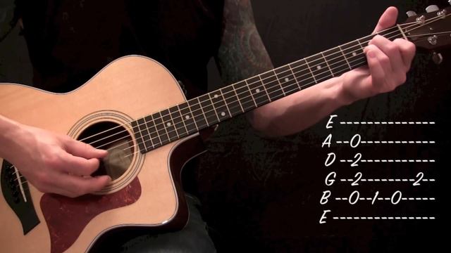 Alice in Chains - Down in a Hole (Acoustic Guitar Lesson) смотреть онлайн