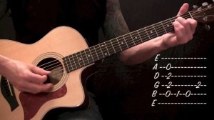 Alice in Chains - Down in a Hole (Acoustic Guitar Lesson)