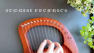 Amazing Grace | LYRE Harp Cover & Tutorial