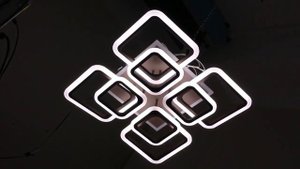 Люстра светодиодная, потолочная 8 квадратов