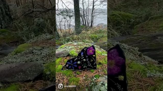 Кристалл из эпоксидной смолы с живыми цветами внутри смотреть онлайн