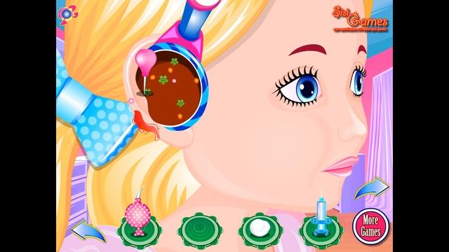 Челси Игры—Красивая Дисней Принцесса Челси Врач Ухо—Онлайн Видео Игры Для Девочек 2015 Мультик смотреть онлайн