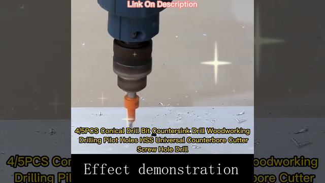 4/5PCS Conical Drill Bit Countersink Drill Woodworking Drilling Pilot Holes HSS Universal смотреть онлайн