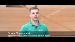 Дом Эксклюзив - Красим фасад деревянного дома из клеенного бруса краской TEKNOS
