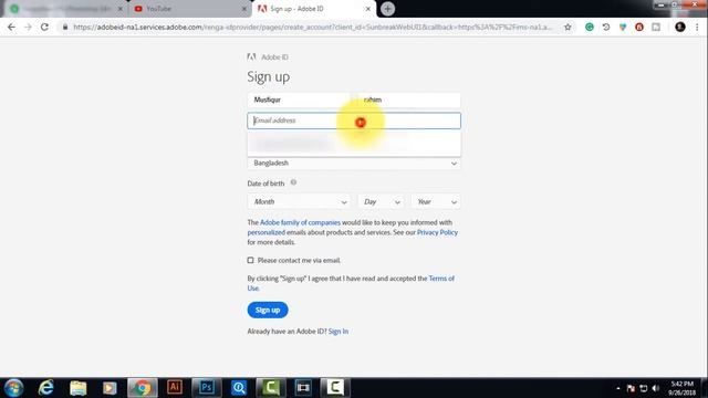 How to create a new Adobe id account II Free II Tutorial in Bangla смотреть онлайн