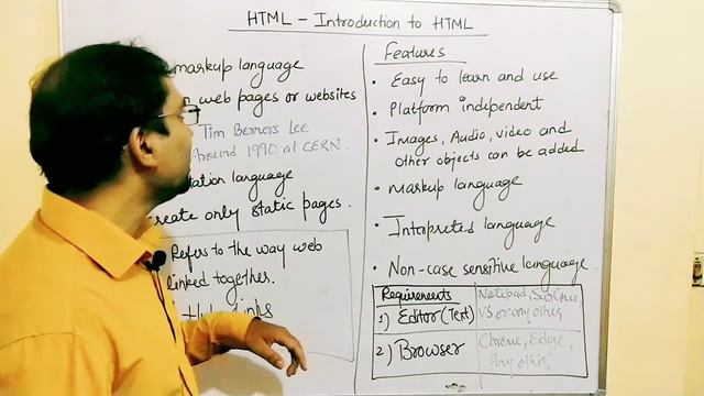 HTML features