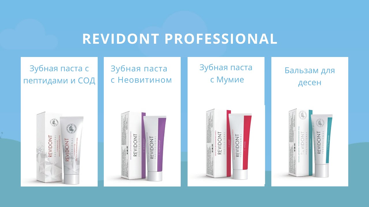 Вебинар. Revidont Professional — серия средств по уходу за полостью рта