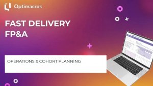 FAST DELIVERY FP&A: OPERATIONS & COHORT PLANNING DEMO