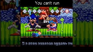 fnf sonic exe песня you can't run перевод на русский