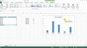 histograma e intervalo de classe excel