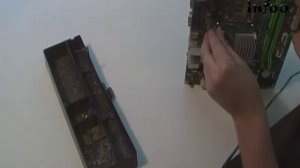 Ремонтируем материнскую плату. Замена конденсаторов.