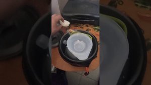походная газовая плита и посуда.