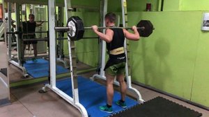 Присед 100 кг при весе 59 кг