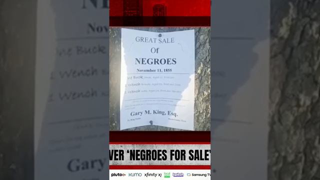 "Negroes For Sale" Sign Found In Texas; Is Israel A Home Born Slave?