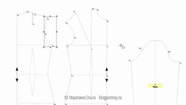 Корректировка выкройки для фигур с покатыми плечами смотреть онлайн