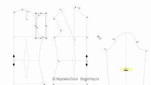 Корректировка выкройки для фигур с покатыми плечами