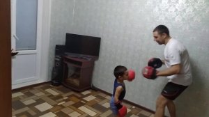 первые занятия боксом