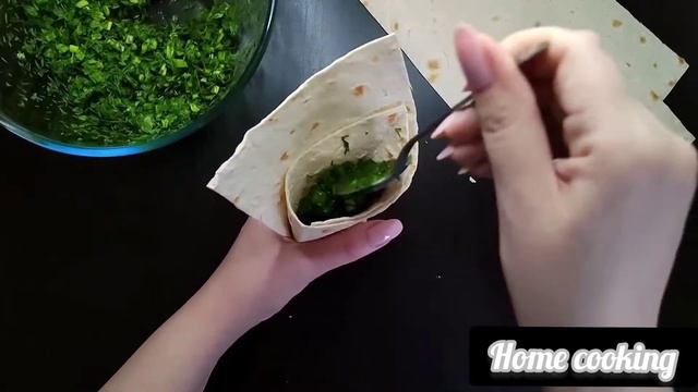 ЛАВАШ С ЗЕЛЕНЬЮ!!!||| ВКУСНО И ПОЛЕЗНО! Рецепт