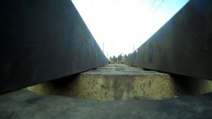 ЭП20-008 с поездом №747А Москва-Брянск, ВИД СНИЗУ. + поезд №748А