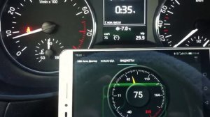 Skoda Octavia А7 1.6 реальная температура двигателя через OBD II