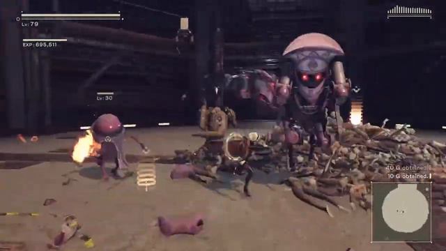 NieR:Automata Factory Machine Medium Quadruped location смотреть онлайн