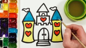 Рисуем фломастерами. Простой милый рисунок. Рисование для детей