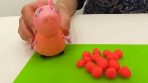 Свинка Пеппа онлайн - Про Пеппу и пирог из пластилина