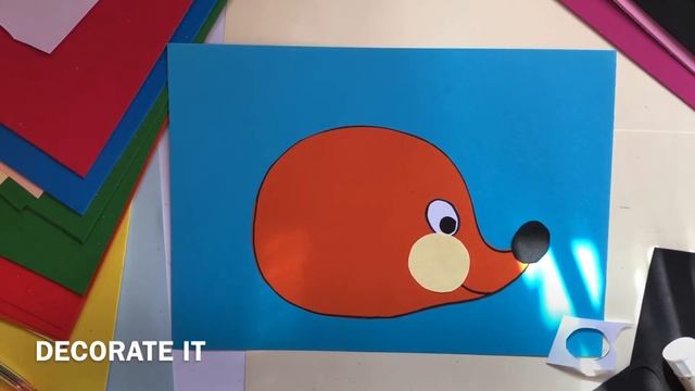 COLORFUL HEDGEHOG. Разноцветный ёжик из бумаги смотреть онлайн