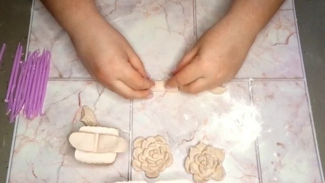 Как слепить суккуленты/кактусы из массы для лепки. Поделки. Декор для дома своими руками. смотреть онлайн