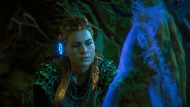 Horizon Zero Dawn девочка огонь