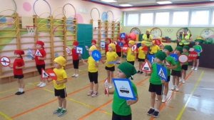 Флешмоб в рамках недели безопасности дорожного движения