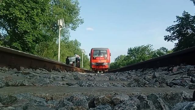 РА-1 на станции Дачная, СНТ Дачный, перегон Тамбов-Котовск смотреть онлайн