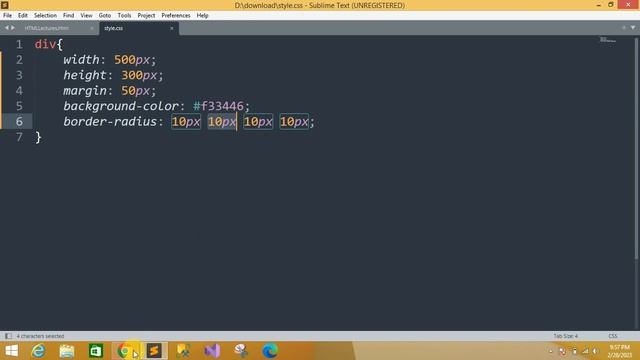 CSS3 Border Radius Property | Border Radius CSS | CSS Tutorials For Beginners