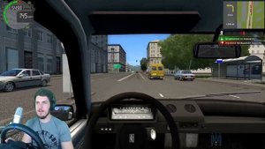 БЕШЕННЫЙ ТАКСИСТ НА ОКЕ РАЗДАЛ 200 ПО МКАДУ - CITY CAR DRIVING + РУЛЬ