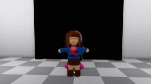 Roblox: Sans vs chara game (Glitchtale sans showcase).