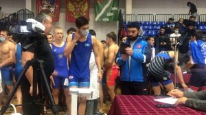 Взвешивание 70кг Первенство России U24 Наро-Фоминск