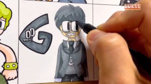 [Drawing]Alphabet Lore but it's Reverse ALL Edition[Real Life] / Humanized Alphabet Lore