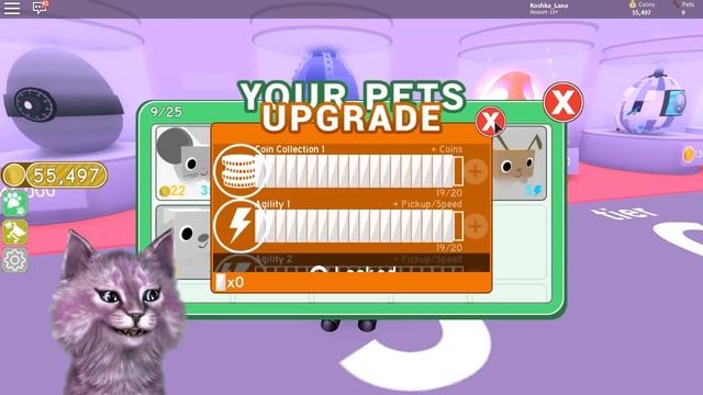 МОЙ НОВЫЙ ПИТОМЕЦ И ДВЕ ЛОКАЦИИ В СИМУЛЯТОРЕ ПИТОМЦЕВ В РОБЛОКС roblox pet simulator смотреть онлайн