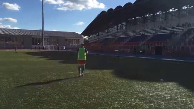 Разминка перед матчем ФСК «ЦРФСО» Смоленск - ФК "Домодедово" смотреть онлайн