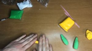 ЛЕПИМ ИЗ ВОЗДУШНОГО ПЛАСТИЛИНА ОВОЩИ/КУКУРУЗУ