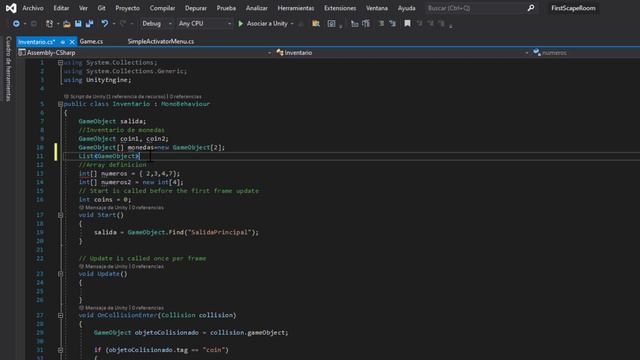 Curso Unity - 41 List смотреть онлайн