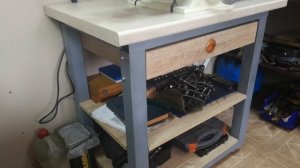 Самодельный стол для сверлильно-фрезерного станка JET (Homemade table for a milling machine)